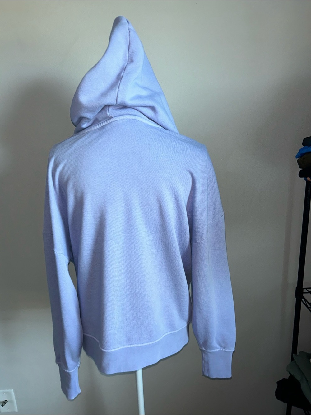 NEW 78&Sunny Relaxed Lavender Pullover Oversized Hoodie Sz S - Picture 6 of 7